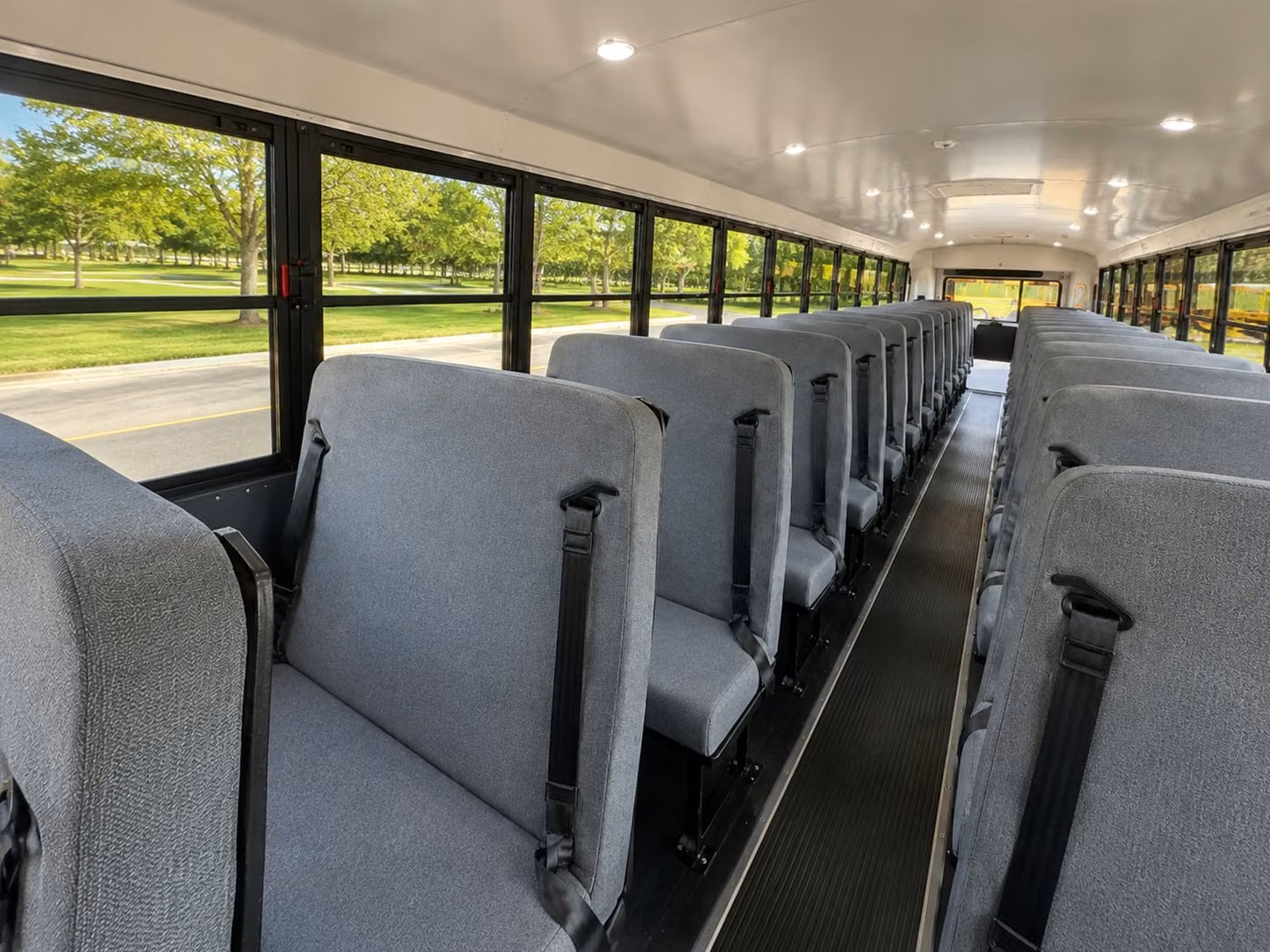 school bus interior