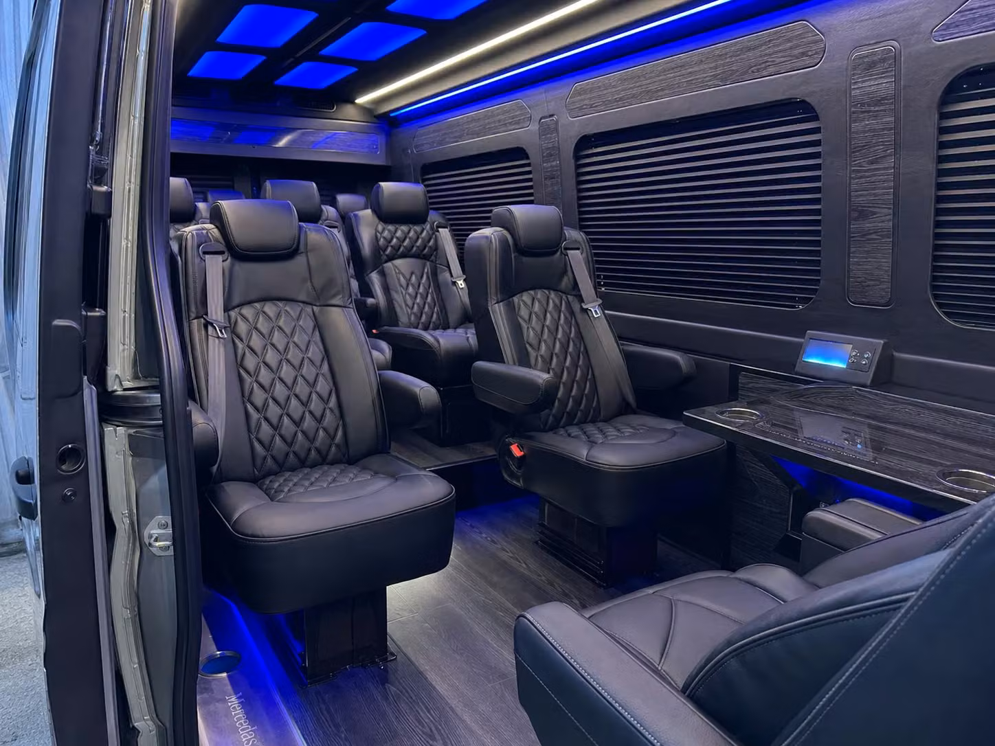 sprinter van transportation for groups and events across garden grove